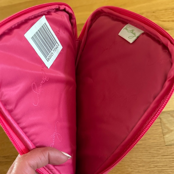 NWT Vera Bradley Neoprene Medium Tablet Sleeve Clementine Pink Orange Yellow - Picture 7 of 9